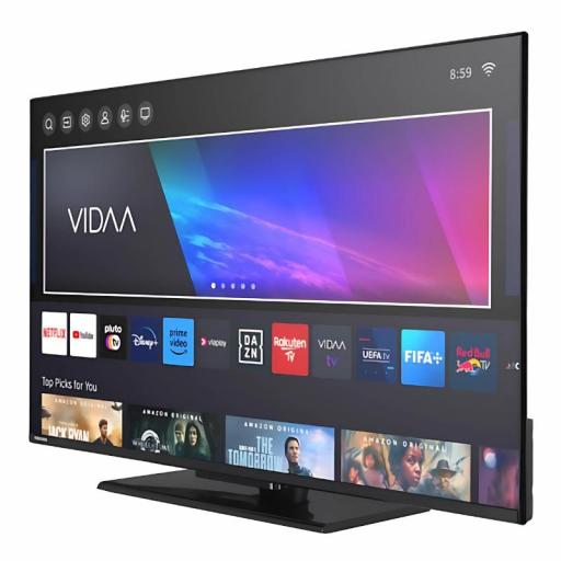 TV Toshiba  43" 4K UHD DLED Smart TV Negro - Televisor [1]