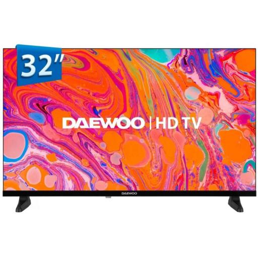 TV Daewoo 32" LED  - HD, Smart TV, HDMI 2.1, Dolby Audio 8 W, HDR10