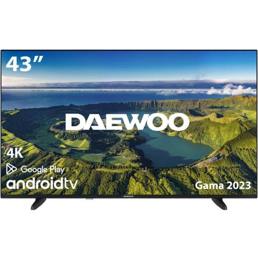 TV DAEWOO 43" UHD ANDROIDTV HDR10 ALLM