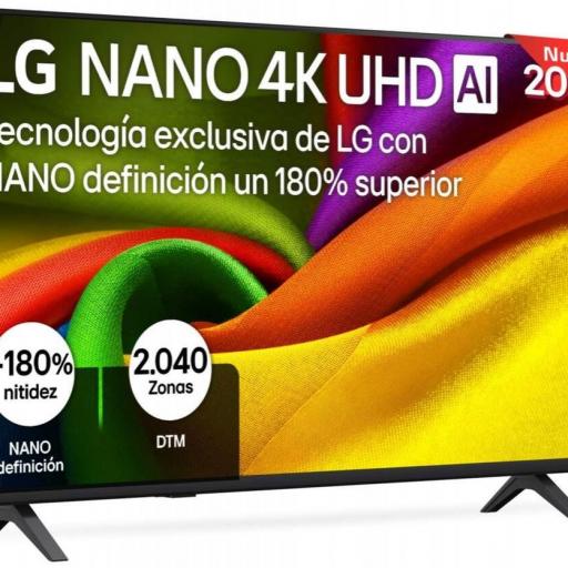 TV LG 43" Nano - 4K Ultra HD, a7 AI Processor 4K Gen9, WebOS 26, 20W, HDR10 Pro [1]