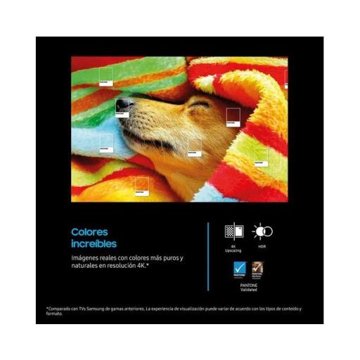 TV Samsung 50" LED - 4K Ultra HD, Smart TV Tizen con Crystal Processor 4K, 20W, HDR10+ [1]
