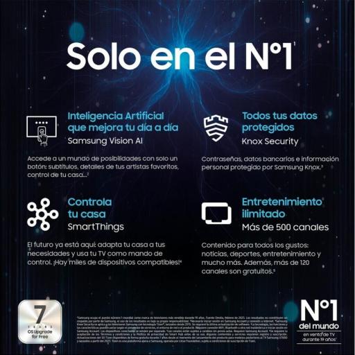 TV Samsung 65" LED Crystal - 4K Ultra HD, Smart TV Tizen, Bluetooth, 20W, HDR10+ [3]