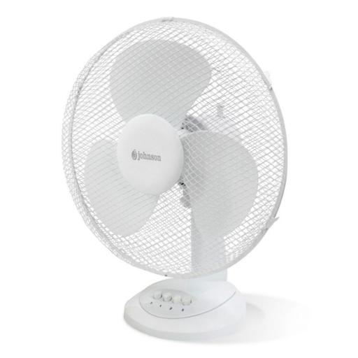 VENTILADOR SOBREMESA johnson 12″ 40W 3 VELOCIDADES OSCILANTE [1]