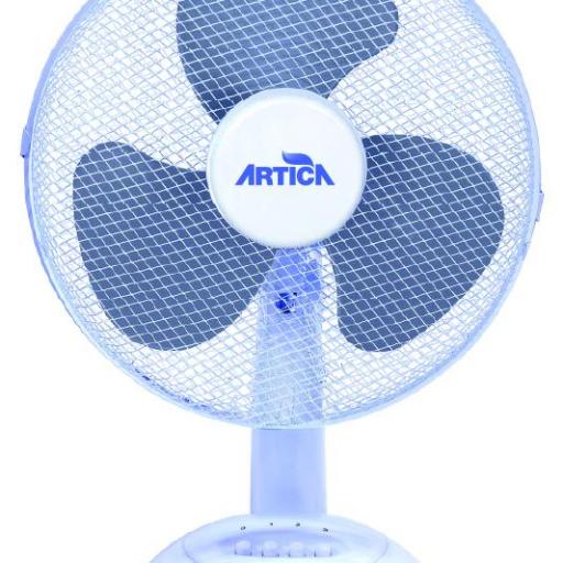 Ventilador de Sobremesa Artica - 30 cm, 35 W, 3 Velocidades, Blanco [0]