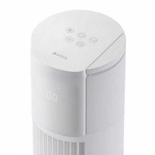 Ventilador torre Artica - 45W, 112 cm, 3 Velocidades, Temporizador, Oscilante [3]