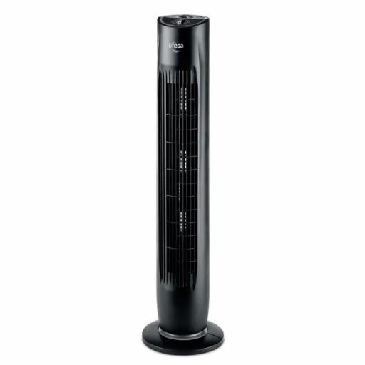 Ventilador Torre Ufesa Riga - 45W, 79cm, Temporizador, 3 Velocidades, Oscilante