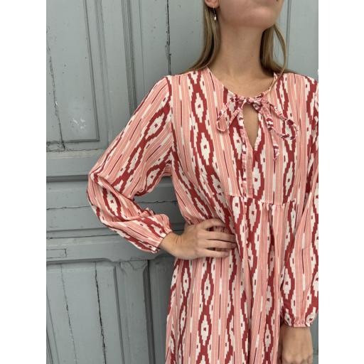 VESTIDO LENGUA MALLORQUINA TEJA LAZADA [1]