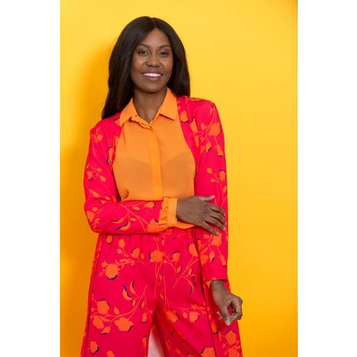 KIMONO FLORES FRESA + NARANJA [1]