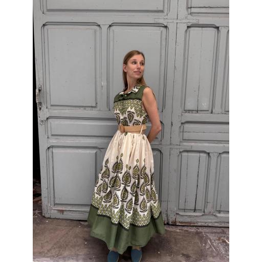 VESTIDO TIRANTES FLOR VERDE [2]