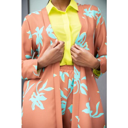 PANTALÓN FLORES MARRÓN + TURQUESA [1]