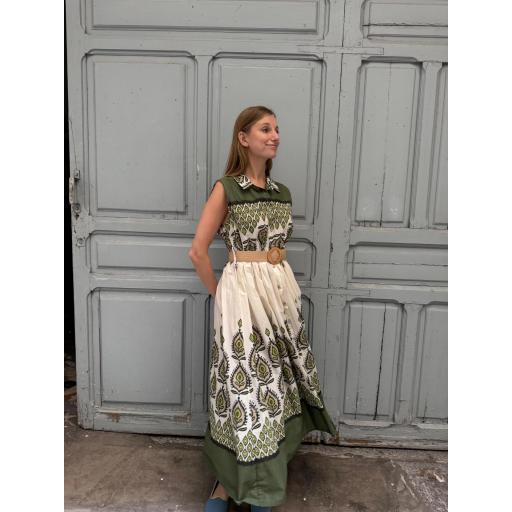 VESTIDO TIRANTES FLOR VERDE [1]