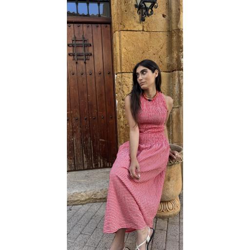 VESTIDO NIDO VICHY ROJO [1]