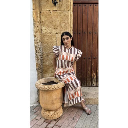 VESTIDO VERONA MARRÓN