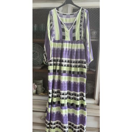 Vestido étnico morado  [0]