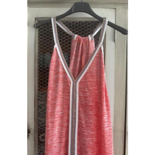 Vestido playa rojo [1]