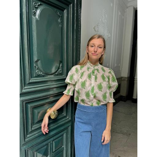 BLUSA CUELLO ALTO TORTUGA  [0]