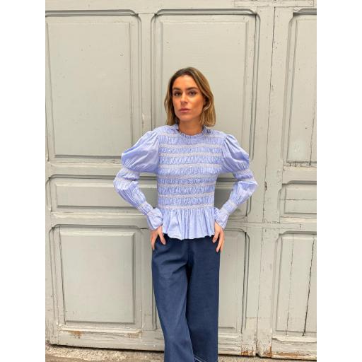 BLUSA NIDO DE ABEJA AZUL [0]