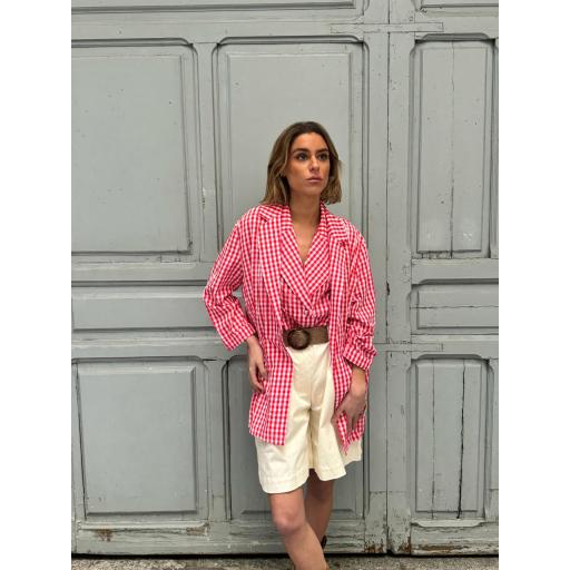 CHAQUETA VICHY ROJO [0]