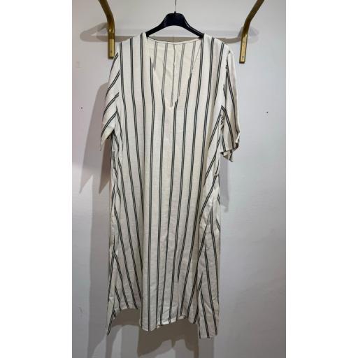 Vestido rayas gris [0]