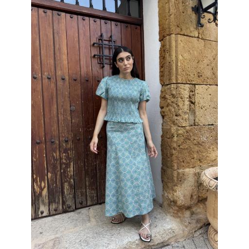 FALDA ABANICO VERDE [1]