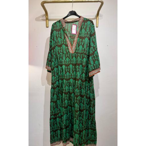 Vestido indio verde  [0]