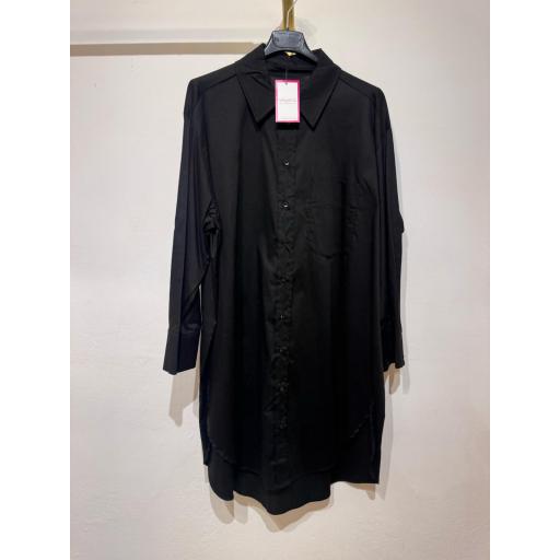 CAMISA OVERSIZE LARGA NEGRA [0]