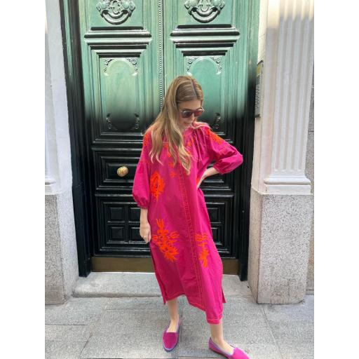TÚNICA BORDADA FUCSIA [0]
