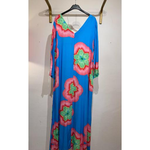 Túnica flores azul [0]