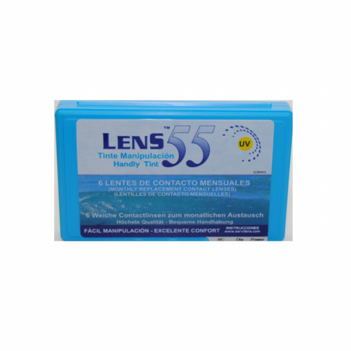 Caja de lentes de contacto Lens 55 UV Sin astigmatismo
