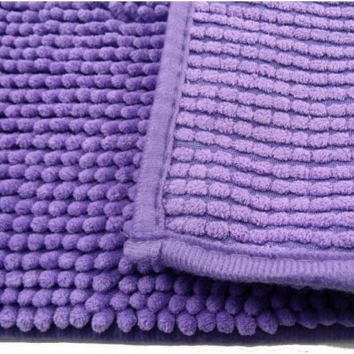 Alfombra de baño antideslizante alta absorción. Violeta [1]