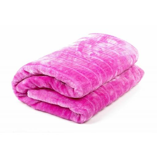 Manta / Plaid / Multiusos Bison Rosa