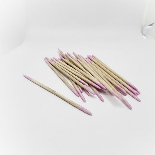 PALITOS DE MADERA CON PUNTA DE ALGODÓN (100)