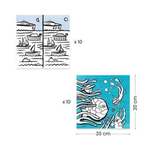 Dispensador de dibujos para colorear: El mar [1]