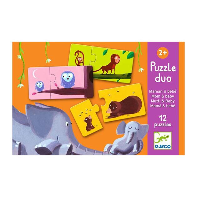 Puzzle dúo: mama y bebe 