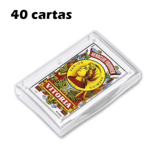 Baraja Fournier de 40 cartas con caja de plástico [0]