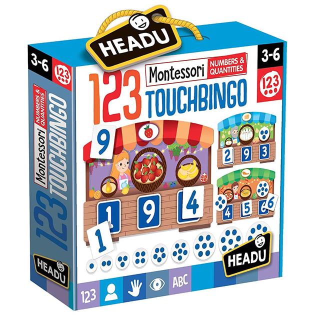 123 Montessori touch bingo