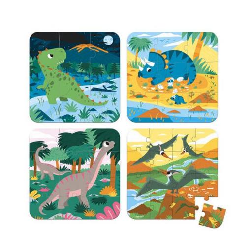 Set 4 puzzles evolutivos Dinosaurios [1]