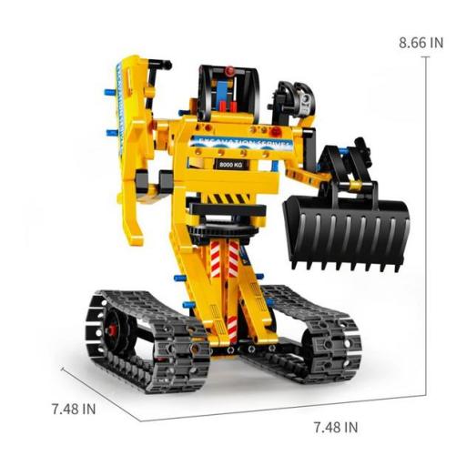 Excavadora y robot 2 en 1 [2]