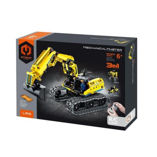 Excavadora y robot 3 en 1