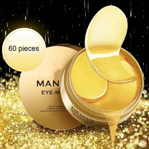 Parches Oro 24K Contorno de Ojos Anti Arrugas y Ojeras