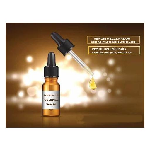 SERUM GOLDFILLMANDALA. Serum rellenador Labios, Pechos, Mejillas