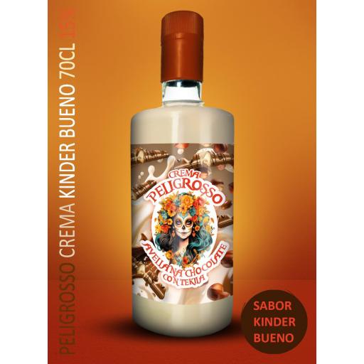 KINDER BUENO PELIGROSSO sabor joven, refrescante y rompedor,15%, botella 70 cl [0]