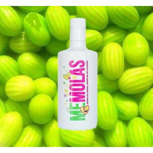 MEMOLAS Licor Chicle de Melón, sabor joven, refrescante y rompedor,17%, botella 70 cl [3]