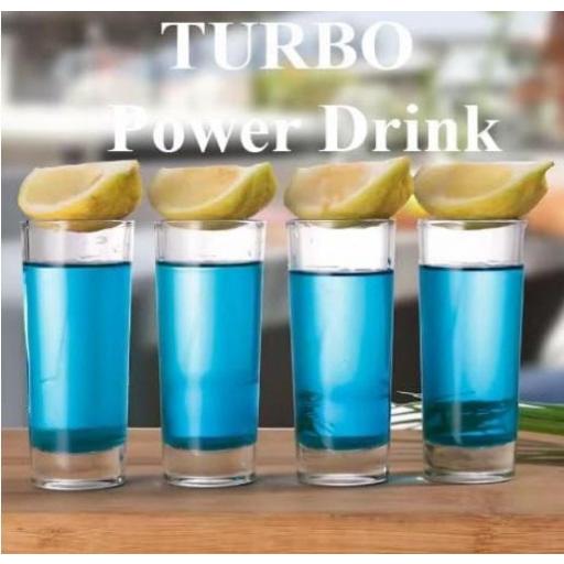 TURBO Power Drink Licor Chupitos Novedoso, Joven y Refrescante - LATA 1L [3]