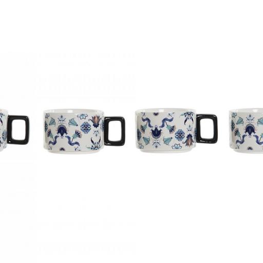 SET TAZAS CAFÉ - TONOS AZULES FLORES  [1]