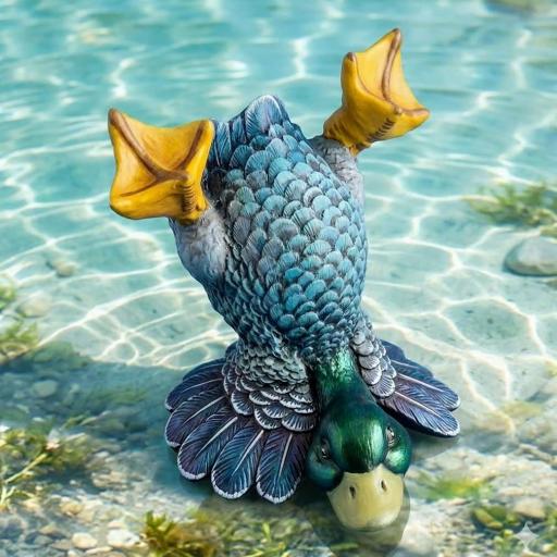 PATO CON PATAS  ARRIBA