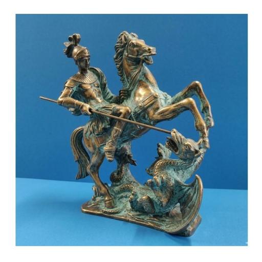 SANT JORDI  23 X 23 CM.