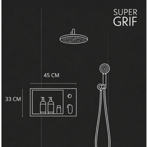 008636370 ESSÈNCIA WALL DUO NEGRO MATE  [3]