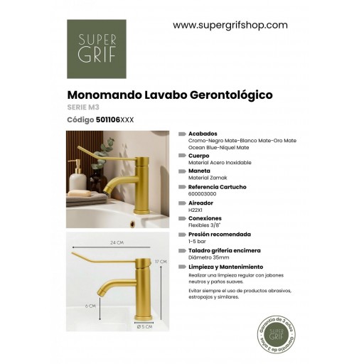 501106244 Monomando Lavabo Gerontológico [5]