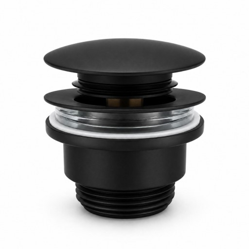 600579370 Válvula Push Negro Mate